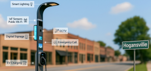 LG CNS to Deploy Smart Poles in Hogansville, Georgia